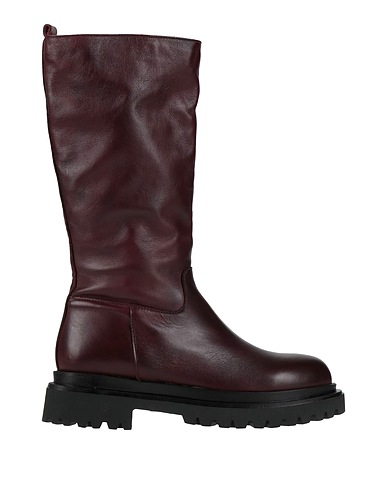 ARIA SHOES Boots Burgundy Calfskin