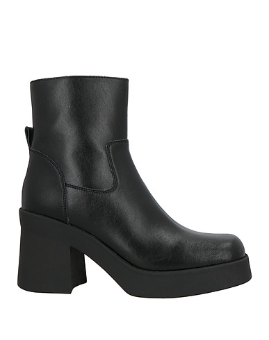 STEVE MADDEN Μποτάκι Μαύρο Δέρμα