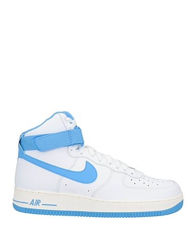 NIKE Sneakers White Leather, Synthetic fibers