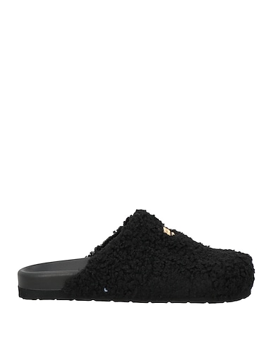 MOSCHINO KID Mules und Clogs Schwarz Gewebefasern