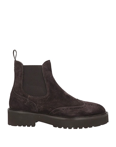 DOUCAL'S Ankle boot Dark brown Leather