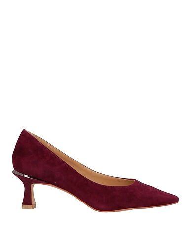 ALMA EN PENA. Pump Burgundy Leather