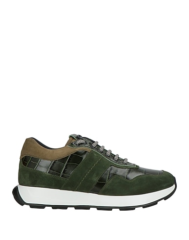 GIOVANNI CONTI Sneakers Military green Leather
