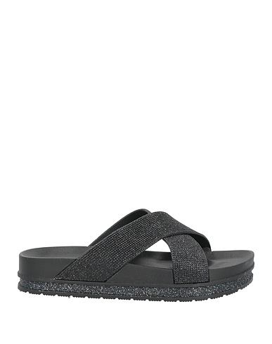 LAURA BIAGIOTTI Sandals Black Synthetic fibers