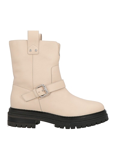 SERGIO ROSSI Ankle boot Off white Leather