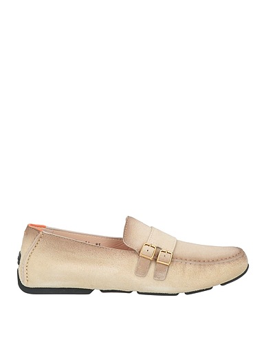 SANTONI Loafers BEIGE Leather
