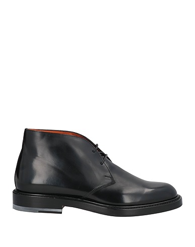 SANTONI Ankle boot Black Leather