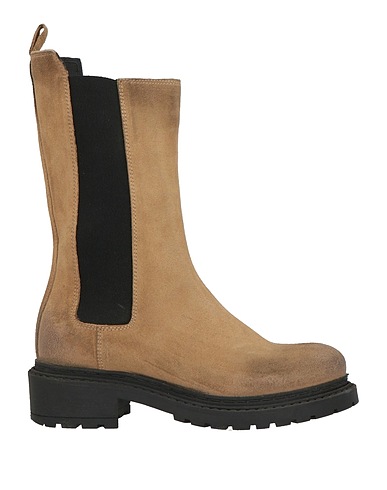 FRAU Μποτάκι Χρώμα της άμμου Δέρμα, Ίνες υφασμάτων