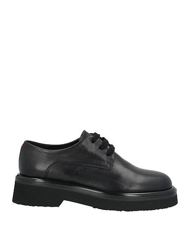 HALMANERA Laced shoes NERO Leather