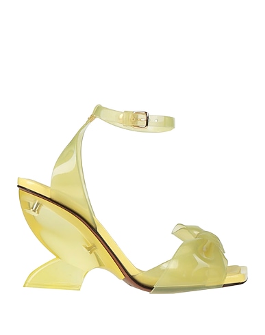 ZIMMERMANN Sandals Yellow Rubber