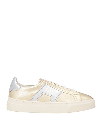 SANTONI Sneakers DVS Silver Leather