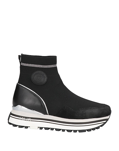 LIU •JO Sneakers NERO Leather, Textile fibers, Synthetisches Material