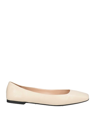 PACIOTTI Ballet flats Cream Leather