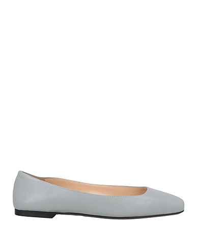 PACIOTTI Ballet flats Light grey Leather