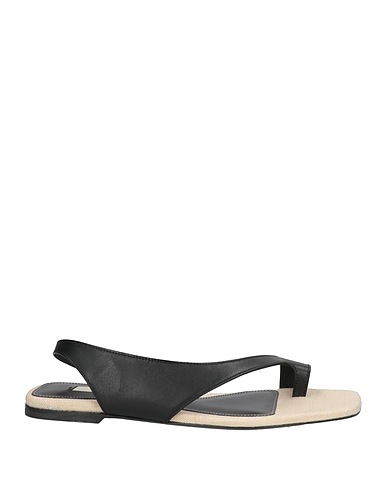 TOTEME Flip flops Black Leather