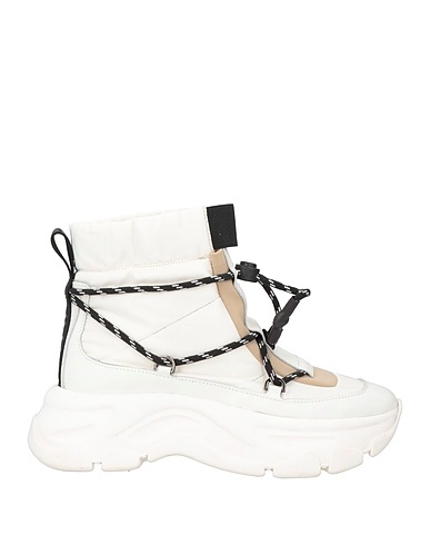 FABI Ankle boot F65 White Textile fibres, Leather