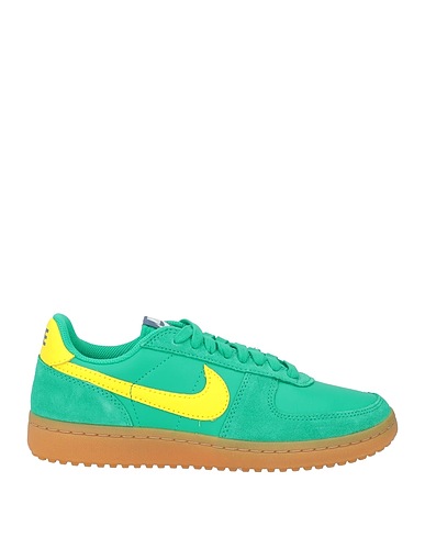 NIKE Sneakers Verde Pelle, Fibre tessili