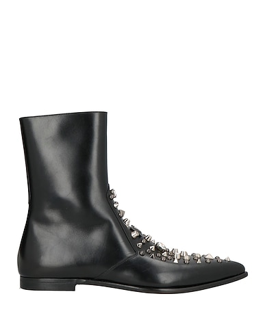 DOLCE&GABBANA Полусапоги и высокие ботинки Чёрный Кожа