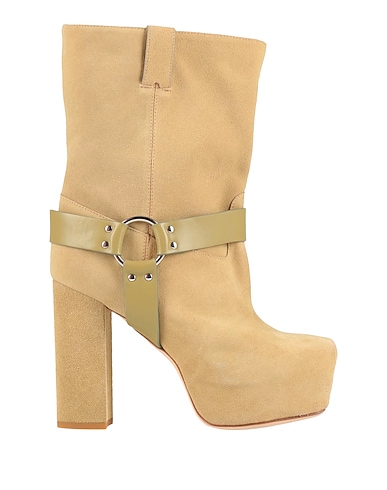 R13 Ankle boot Light green Leather