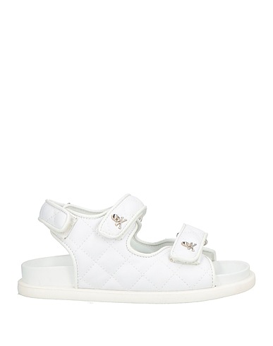 PHILIPP PLEIN Sandals JUNIOR White Leather