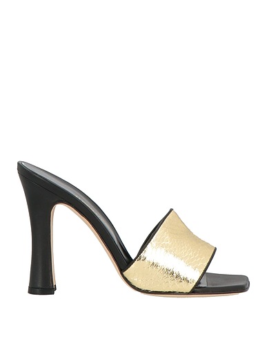 ALESSANDRA RICH Sandals Gold Leather