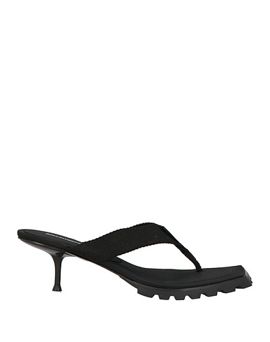 ALEXANDER WANG Flip flops Black Textile fibres