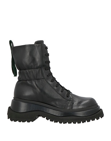 FABI ショートブーツ ブラック 革(なめし加工)