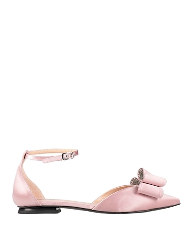 FABI Ballet flats Pink Textile fibres