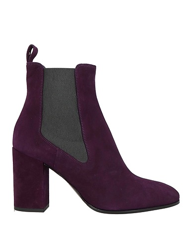 FABI Ankle boot Purple Leather
