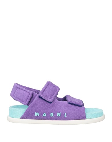 MARNI Sandals Purple Textile fibres