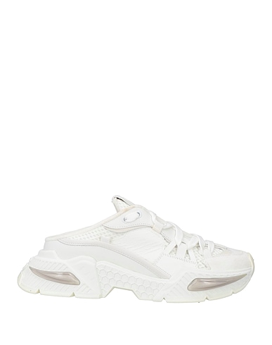 DOLCE&GABBANA Sneakers SNK Bianco 50% Fibre sintetiche, 20% Pelle di vitello, 10% Elastan, 10% Nylon, 10% Poliammide