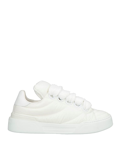 DOLCE&GABBANA Sneakers BLANCO X DOLCE&GABBANA White 90% Polyamide, 10% Calfskin