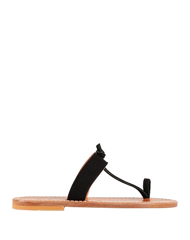 K.JACQUES ST. TROPEZ Flip flops Black Leather
