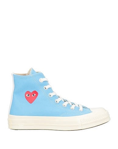 CONVERSE x COMME des GARÇONS PLAY Sneakers Himmelblau Gewebefasern