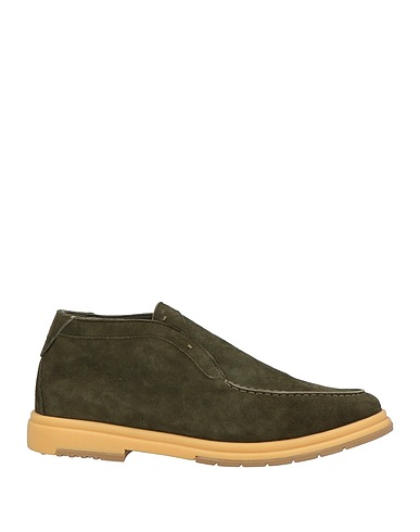 ANDREA VENTURA FIRENZE Ankle boot Military green Leather