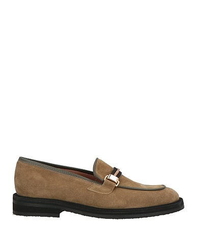 POLLINI Loafers Khaki Leather