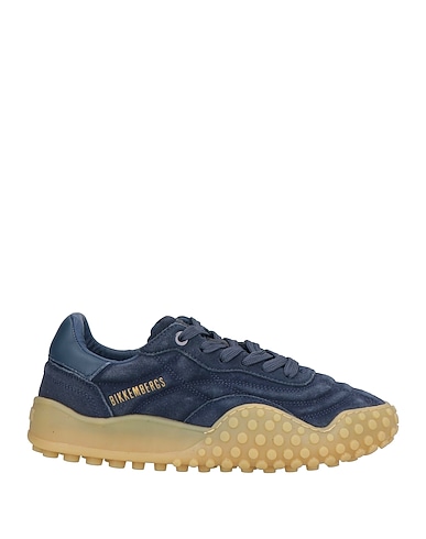 BIKKEMBERGS Sneakers Navy blue Leather