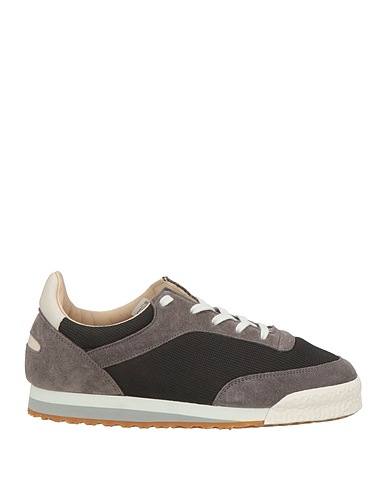 SPALWART Sneakers Grey Leather, Textile fibres