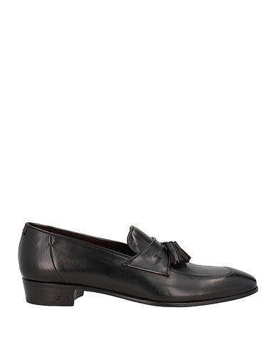 LIDFORT Loafers Black Lambskin