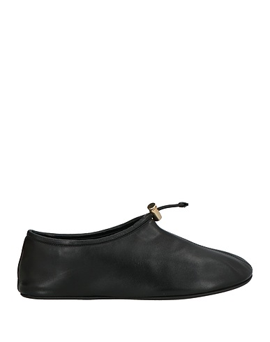 KHAITE Loafers Black Leather
