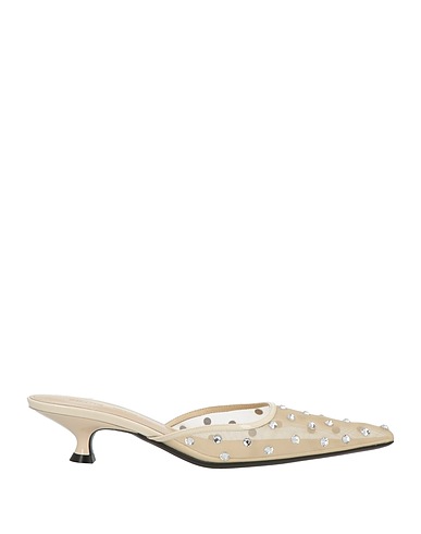 KHAITE Mules and clogs Leather, Synthetisches Material