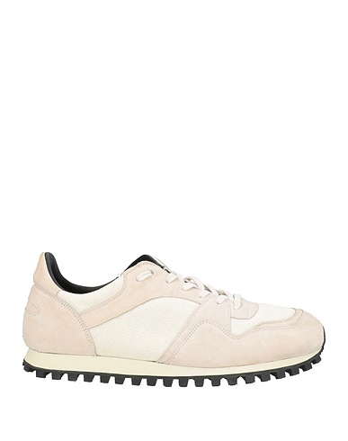 SPALWART Sneakers Beige Leather, Textile fibers