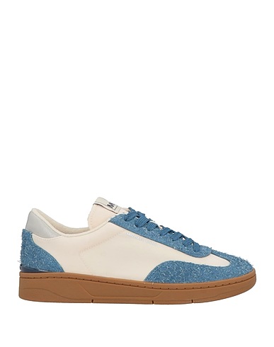 MICHAEL KORS MENS Sneakers Light blue Nylon, Leather