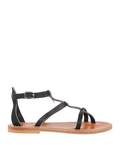 K.JACQUES ST. TROPEZ Sandals Black Leather