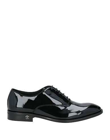 ROBERTO CAVALLI Laced shoes Black Leather