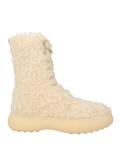 TOD'S Ankle boot Ivory Textile fibres