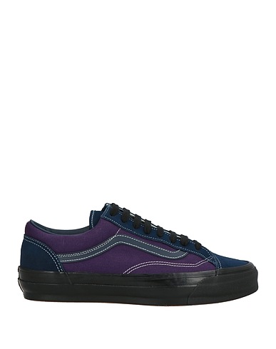 VANS Sneakers Purple Leather, Textile fibres