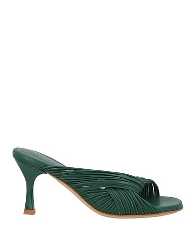 CHRISTOPHER ESBER Sandals Green Leather
