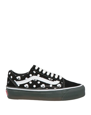 VANS Sneakers X PAPERGIRL Black Leather, Textile fibres
