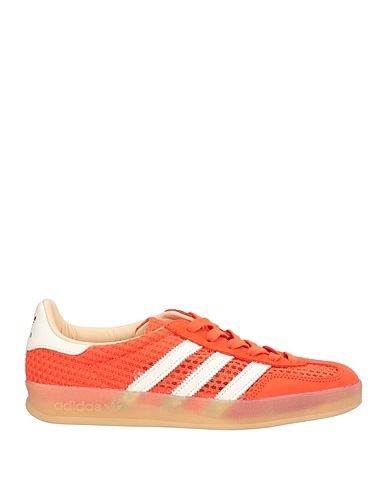 ADIDAS ORIGINALS Sneakers Orange Textile fibers, Leather